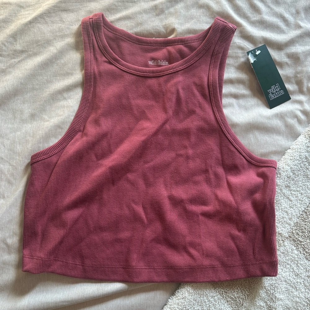 Wild Fable Women's Pink Crop Top